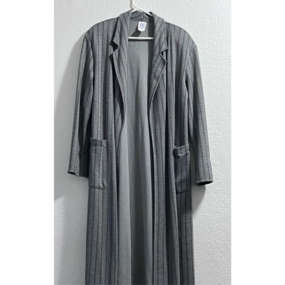 Vtg Y2K Weekenders kimono Longline Collared Duster Jacket M - Picture 1 of 4